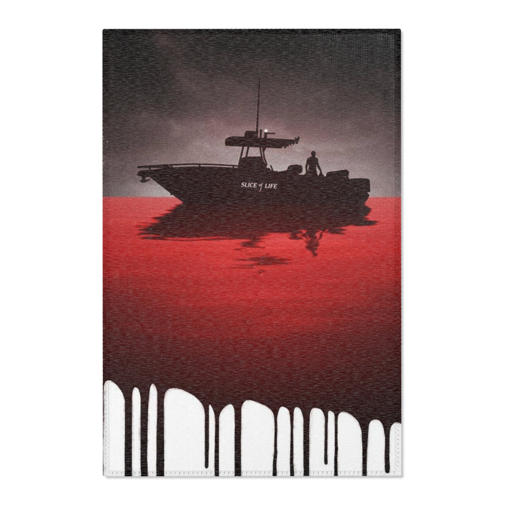 "Crimson Waters" Rug